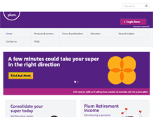 Tablet Screenshot of plum.com.au